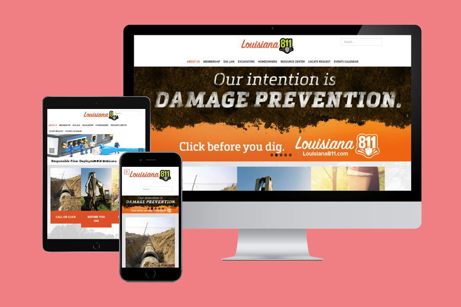 LA811 Website development images