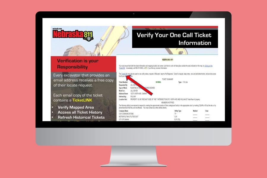 Nebraska email ticket